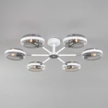 Потолочная люстра на штанге Eurosvet Gallo 70121/6 белый (220V, кольцо)