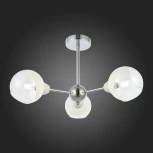 Потолочная люстра на штанге Evoluce Giorte SLE102702-03 (220V, шарики, молекулы)