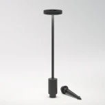 Уличный грунтовый светильник Elektrostandard Verano 35185/S черный (LED, 220V, круглые, IP54)