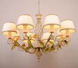 Подвесная люстра Abrasax Suzanne SD0940/8 (220V, на цепи, листья)