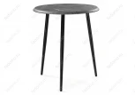 Журнальный столик Абелия мрамор темно-серый / черный матовый