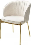 Стул DIANA TRF-11 светло-бежевый / золотой каркас М-City