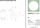 Бра Simple Story 5581 5581-1WL (220V, хрусталь)