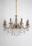 Подвесная люстра Lucia Tucci Firenze 141.8 coffe gold (220V, на цепи, подсвечник, свеча)