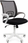 Компьютерное кресло CHAIRMAN 696 white (Пластик,Ткань,Сетка/Черный)