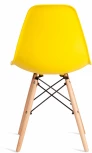 Обеденный стул Tetchair CINDY (Дерево бук,Металл,Пластик/Желтый)