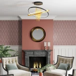 Подвесная люстра Odeon Light L-vision 3901/70CL (LED, 220V, подвески, на тросе, кольцо)