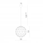 Подвесная люстра Divinare Cristallino 1610/02 SP-60