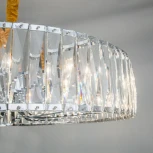 Подвесная люстра Eletto EL321P10 (220V, хрусталь, подвески, на цепи, круглые)