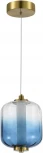 Подвесной светильник ST Luce Summer SL1193.323.01 Латунь/Голубой LED 1*10,8W 3000K