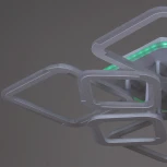 Потолочная люстра светодиодная на штанге с пультом Reluce 09821-3.3-4+4 WH (RGB) (220V)