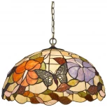 Подвесной светильник Velante 816-806-03 (220V, на цепи, цветы, бабочки)