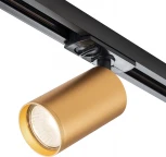 Трековый светильник однофазный Escada 20001 20001TRA/01 BR 1x50Вт GU10, металл, латунь матовая (220V, круглые)