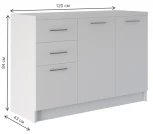 Комод Woodville Трог венге 506983