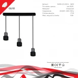 Подвесной светильник Reluce 16006-0.9-003IL GU10 BK (220V, на проводе)