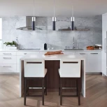 Подвесной светильник Eurosvet Double Topper 50135/1 LED хром/черный (220V, на проводе)