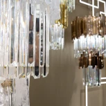 Подвесная люстра каскадная Glacier L25222.92 (220V, на цепи)