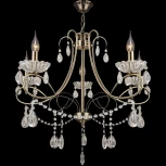 Подвесная люстра Reluce 01666-0.4-05 (220V, подвески, на цепи, подсвечник, свеча)