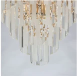 Подвесная люстра каскадная хрустальная De City Бриз 111014008 (220V, на цепи)