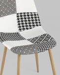Стул Stool Group Валенсия пэчворк черно-белый УТ000006611