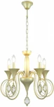 Подвесная люстра Arte Milano AM349920 349920/5 CG (220V, подвески, на цепи, подсвечник, свеча)