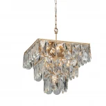 Подвесная люстра Vitaluce V5267-8/8+1 (220V, хрусталь, на цепи)