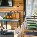 Розетка влагозащ. с зазем. с защит. крышкой и шторками Gallant (графит рифленый) Werkel W5071204 (a051334)