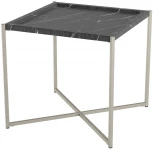 Стол журнальный Калифорния Стефан Черный мрамор/титан от фабрики Калифорния