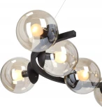 Подвесная люстра V4544-1/9S Vitaluce (220V, на тросе, шар, молекулы)