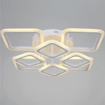 Потолочная люстра светодиодная на штанге с пультом регулировкой яркости и цветовой температуры Reluce 05106-0.3-4+4 WH (220V)