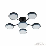 Потолочная люстра на штанге Arte Milano Ferrara 250406/5+1 Gr (LED, 220V, круглые)