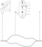 Подвесной светодиодный светильник Tape Light L140 ImperiumLoft Trudy01 (177932-49) (220V, на тросе)