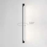 Настенный уличный светильник светодиодный Elektrostandard Argos 35121/D черный