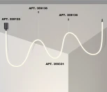 Гибкий неон Novotech Ramo 359331 KONST черный IP20 LED 4000K 38W 220V 3360Лм