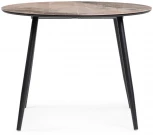 Стеклянный стол Woodville Кловис 100х76 каталония / черный 532381