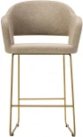 Стул полубар R-Home Oscar Браун/ЛинкЗолот