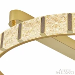 Потолочный светильник круглый Arte Milano Venezia 310183/D600 GD (регулировка яркости, LED, 220V, пульт управления, кольцо)