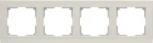 Рамка на 4 поста Stark (слоновая кость) Werkel W0041803 (a050916)