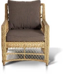 "Гранд Латте" кресло из искусственного ротанга, цвет соломенный 4SIS арт.УТ-00000502