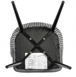 Стул Paola тёмно-серый с жаккардом Bradex Home RF 0261