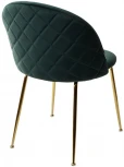 Стул PRESLEY BLUVEL-78 зеленый, велюр/ золотой каркас M-City 629M04850