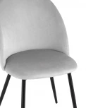 Стул Stool Group Lilly велюр серебристый УТ000034744