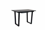 Стол Саен 8 раскладной, Черный/Бетон, Мир стульев