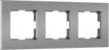 Рамка на 3 поста (серебро софт) Werkel W0032965 (a062815)