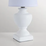 Настольная лампа Lumion Bianka 8163/1T белый, керамика/текстиль E14 1*40W 220V (выключатель)