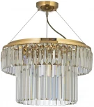 Подвесная люстра хрустальная Arti Lampadari Enio Enio E 1.5.D50.100 GP (220V, на тросе)