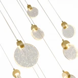 Подвесной светильник ST Luce Montecelio SL6104.203.09 (LED, 220V, хрусталь, на проводе)