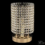 Интерьерная настольная лампа хрустальная APL LED Sicilia SH500.L3.17-26.A.Gd.E14