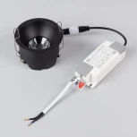 Встраиваемый точечный светильник MS-HARBOR-R82-10W Day4000 (BK, 50 deg, 230V) (Arlight, IP20 Металл) 048283 (LED)