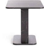 Стол обеденный SMART ЛДСП, 105-140х68,6х75 см, Мрамор Блэк Роял/Белый Tetchair 19264